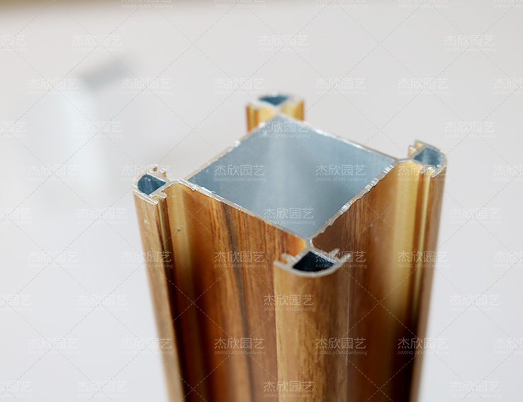 木纹□　铝合金花箱型材百变立柱